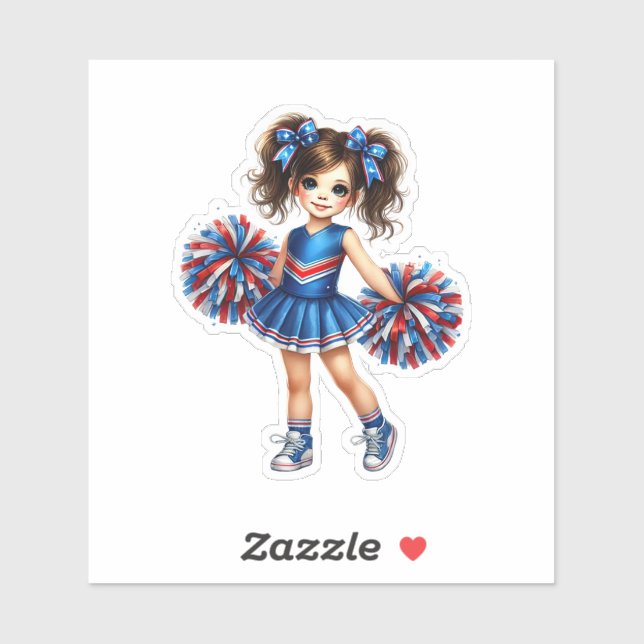 Adesivo Cheerleader (Folha)