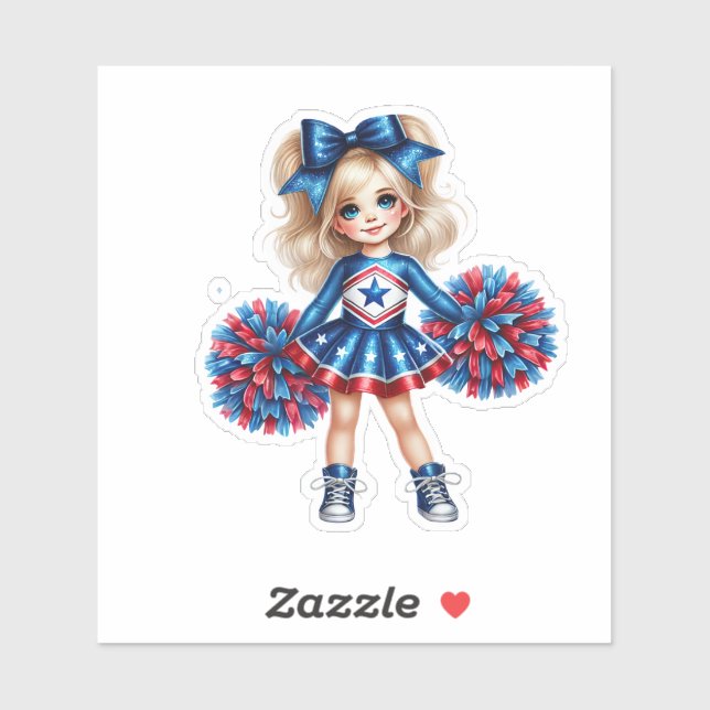 Adesivo Cheerleader (Folha)