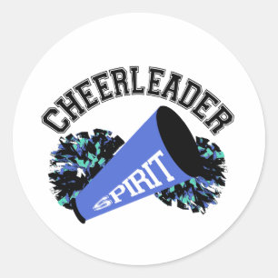 Adesivo Cheerleader azul