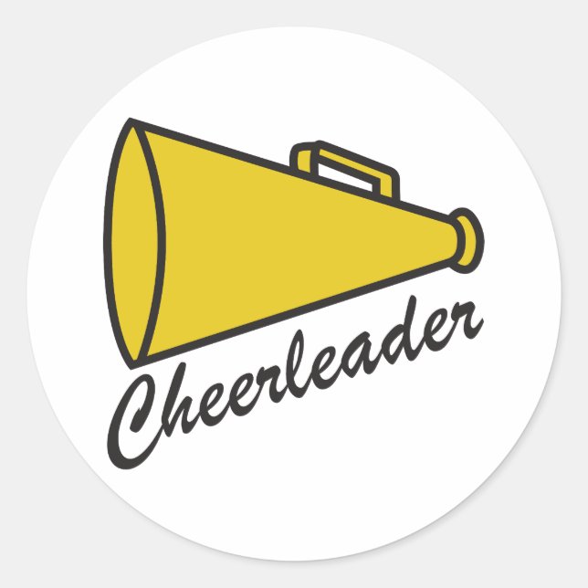 ADESIVO CHEERLEADER MEGAPHONE (Frente)