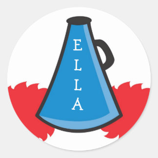 Adesivo Cheerleader Megaphone Stickers