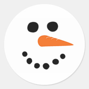 Adesivo Cheery Snowman Face Sticker