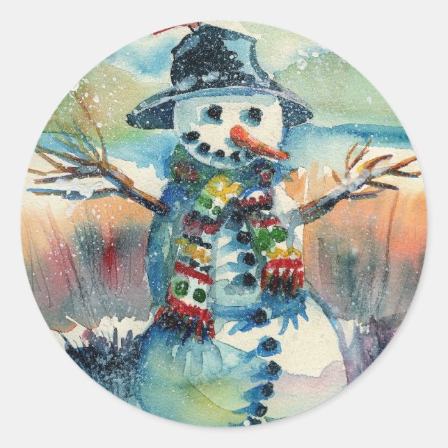 Adesivo Cheery Snowman Sticker (Frente)