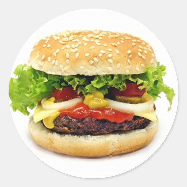 Adesivo Cheeseburger (Frente)