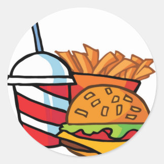Adesivo Cheeseburger de Comida rápida