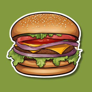 Adesivo Cheeseburger Heaven