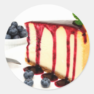Adesivo Cheesecake E Mirtilos
