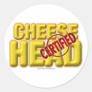 Adesivo CheeseHead certificado