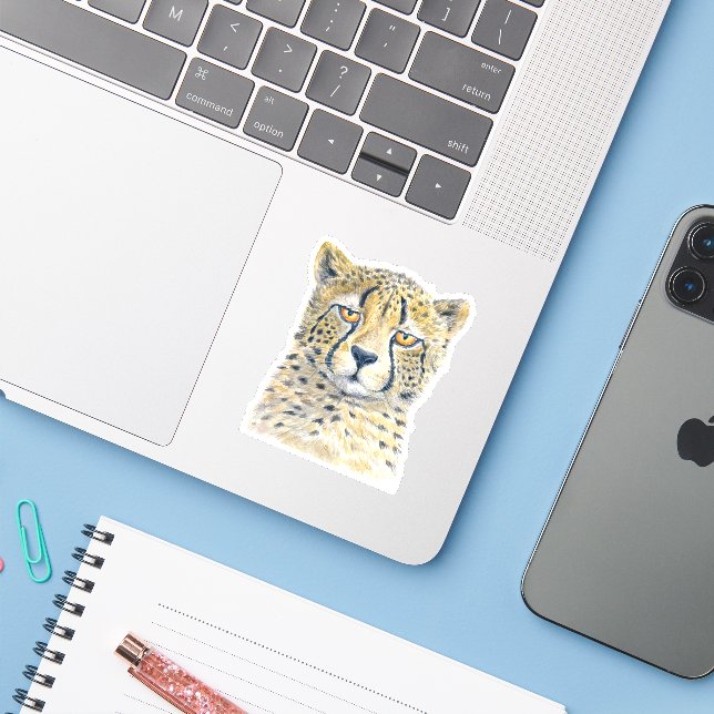 Adesivo Cheetah (Notebook com iPhone)