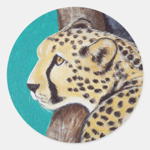 Adesivo Cheetah Painting