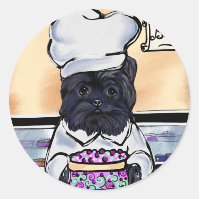 Adesivo Chef Affenpinscher  (Frente)