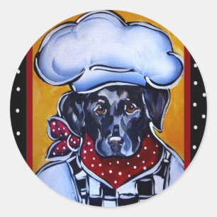 Adesivo Chef Black Lab