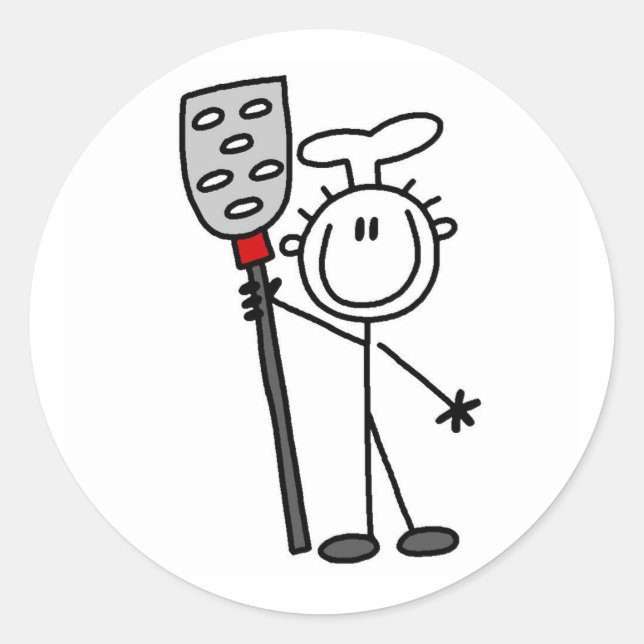 Adesivo Chef Com Espátula (Frente)