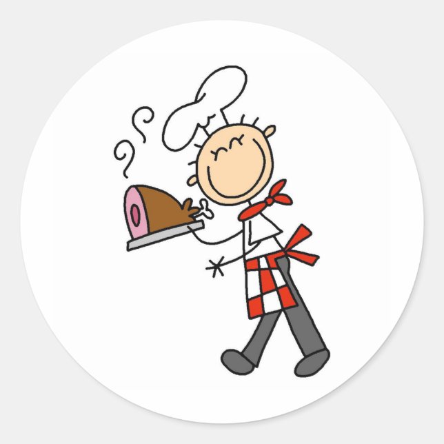 Adesivo Chef com Vinhetas de Pão (Frente)