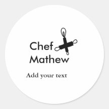 Chef cozinheiro adiciona nome SMS homens padaria d