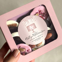 Chef de pastelaria com Rosa de madeira Dourada