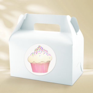 Adesivo Chef de pastelaria de Cupcake de corte