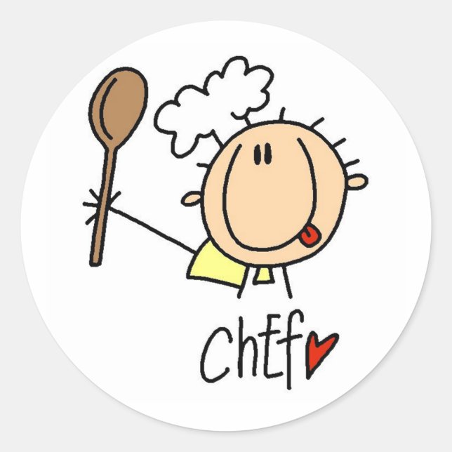 Adesivo Chef Masculino (Frente)