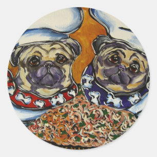 Adesivo Chef Pug