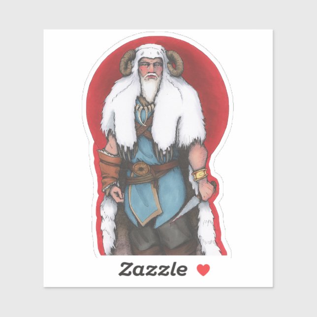 Adesivo Chefe bárbaro (Folha)