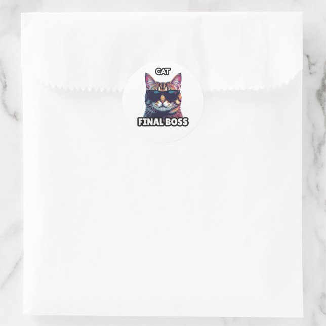 Adesivo Chefe Final Gato (Bolsa)