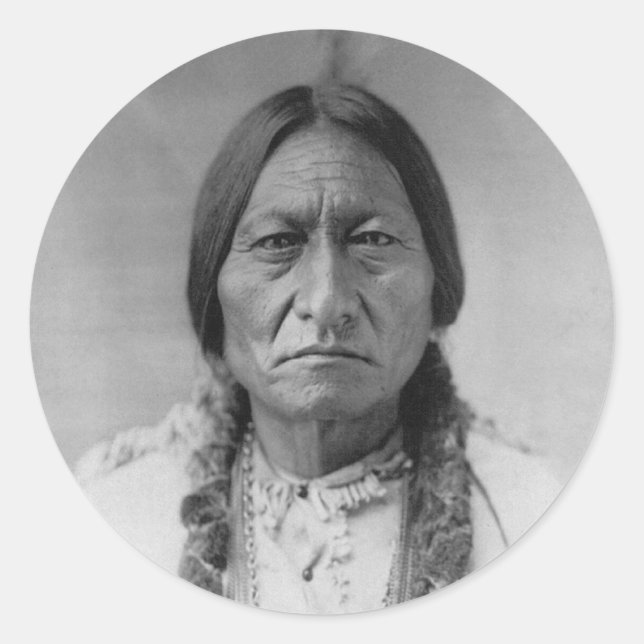 Adesivo Chefe Indígena Americano Sitting Bull (Frente)