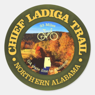 Adesivo Chefe Ladiga Trail (ciclismo c)