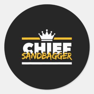 Adesivo Chefe Sandbagger Gag Golf