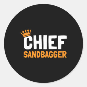Adesivo Chefe Sandbagger Golfe - Uni-adultos