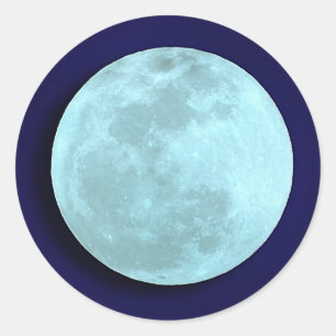 Adesivo Cheio Blue Moon Stickers