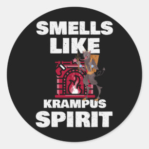 Adesivo Cheira Como Krampus Espírito Natal Demônio do Horr