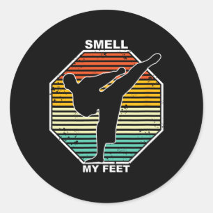 Adesivo Cheire meu pouco de Karate Judo Teakwondo Kickboxe