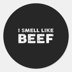 Adesivo Cheiro De Carne Engraçada De Carne De Bife
