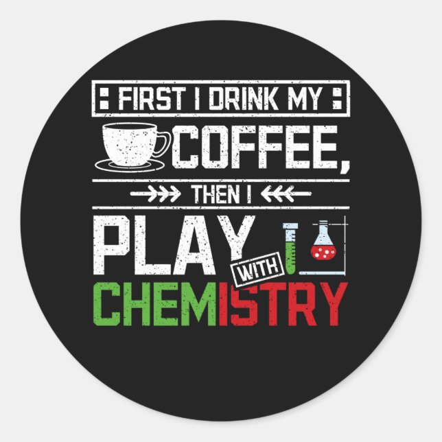 Adesivo Chemist Coffee (Frente)
