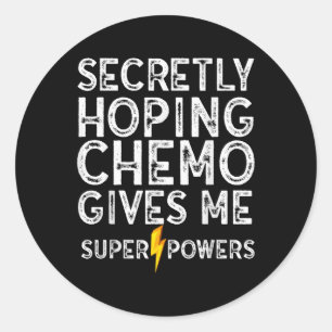 Adesivo Chemo Secretamente Hoping Superpotências-Cancer de