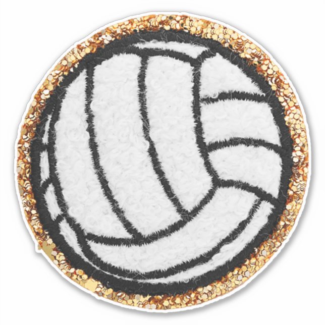 Adesivo Chenille Voleibol (Frente)