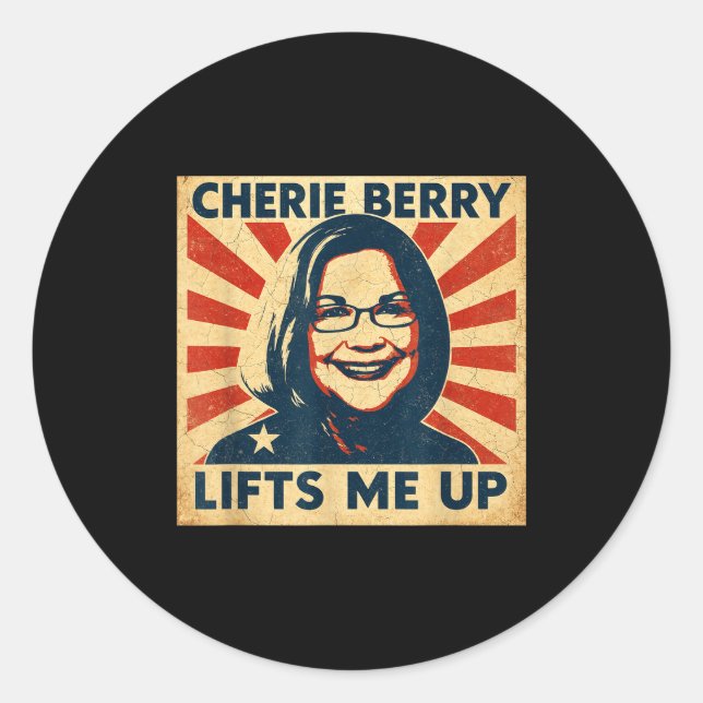 Adesivo Cherie Berry Lifts Me Up Propaganda Ster Nc Funny  (Frente)