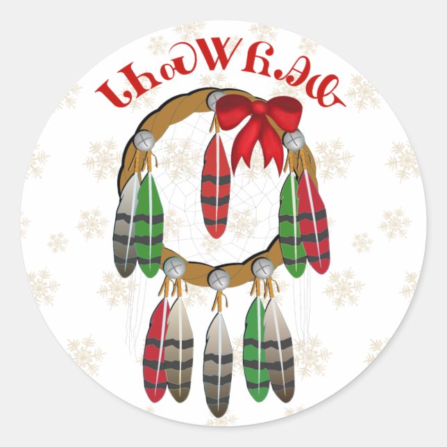 Adesivo Cherokee Christmas Dream Catcher (Frente)