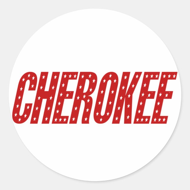 Adesivo Cherokee Star Stickers (Frente)