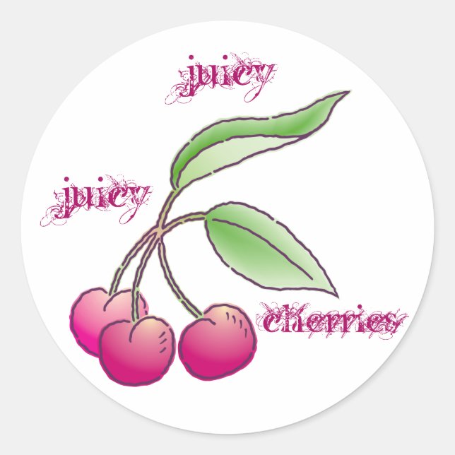 Adesivo Cherries Stickers (Frente)