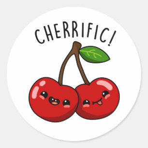 Adesivo Cherrific Funny Red Cherry Pun