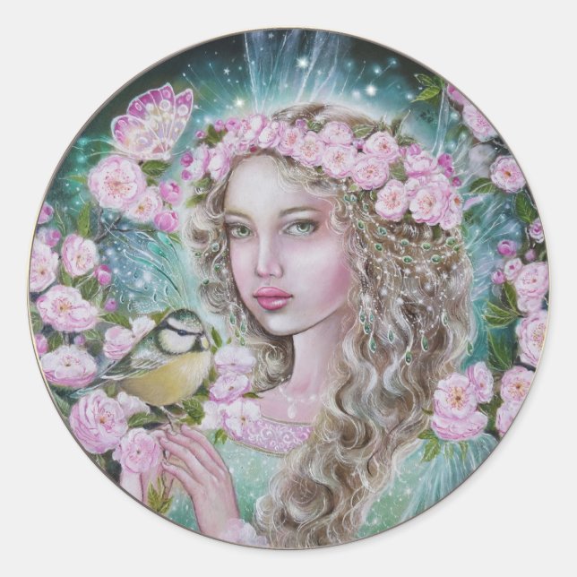 Adesivo Cherry blossom fairy sticker (Frente)