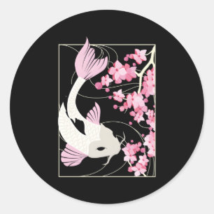 Adesivo Cherry Blossom I Peixe Japonês I Koi Carp