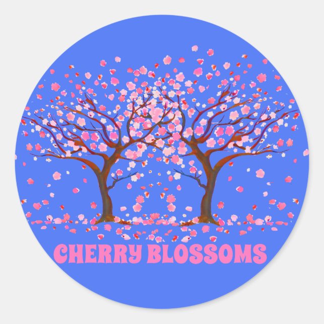 Adesivo Cherry Blossomo Pink Neve Globo (Frente)