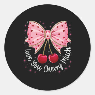 Adesivo Cherry E Arcos Cute Cherry Te Ama Muito V