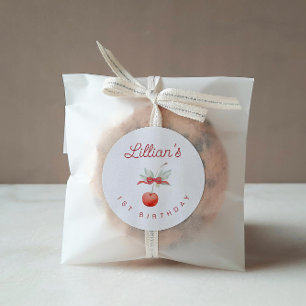 Adesivo Cherry e Red Ribbon Festa de aniversário