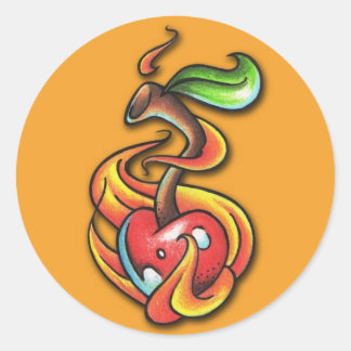 Adesivo Cherry Flaming - Vinheta