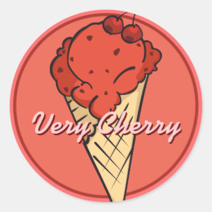 Adesivo Cherry Icecream Sticker