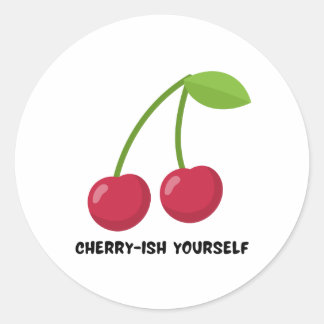 Adesivo Cherry-ish Yourself self Love quote