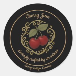 Adesivo Cherry Radiance – Artisan Jam Label